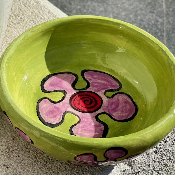 Ceramic Decoration Class in Progress